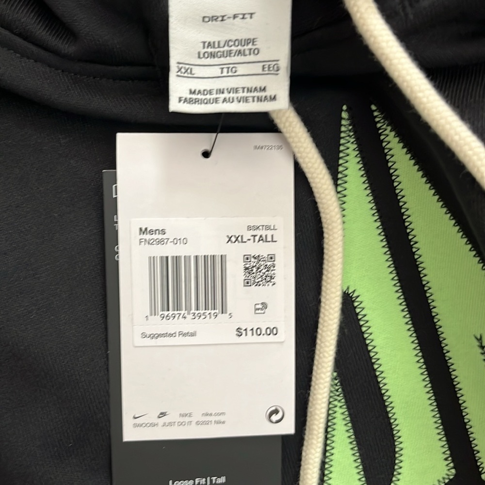 Nike Ja Basketball Hoodie Size XXL-TALL - Picture 11 of 17